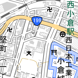 西小倉駅 周辺の地図 地図ナビ