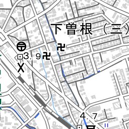 下曽根駅 周辺の地図 地図ナビ