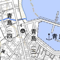 宮崎県宮崎市青島６丁目 国勢調査町丁 字等別境界データセット