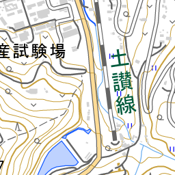 角口川 [8808040132] 仁淀川水系 地図 | 国土数値情報河川データ