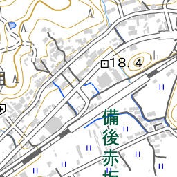 備後赤坂駅 周辺の地図 地図ナビ