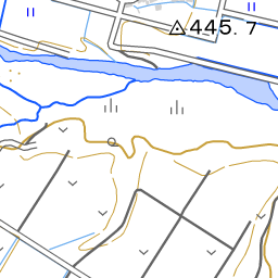 md33【地図】湯本 [岡山県] 明治32年 地形図[真島郡茅部村西茅部