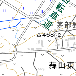 md33【地図】湯本 [岡山県] 明治32年 地形図[真島郡茅部村西茅部