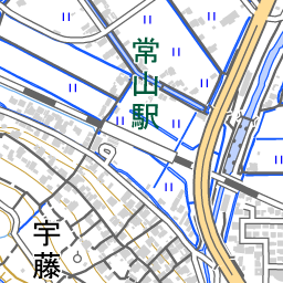常山駅 周辺の地図 地図ナビ