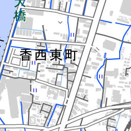 香西駅 周辺の地図 地図ナビ