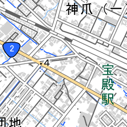 宝殿駅 周辺の地図 地図ナビ