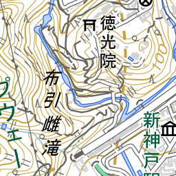 新神戸駅 周辺の地図 地図ナビ