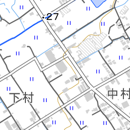 大阪府泉佐野市上之郷中村 国勢調査町丁 字等別境界データセット