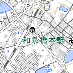 和泉橋本駅 周辺の地図 地図ナビ