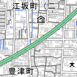 大阪府吹田市豊津町 国勢調査町丁 字等別境界データセット