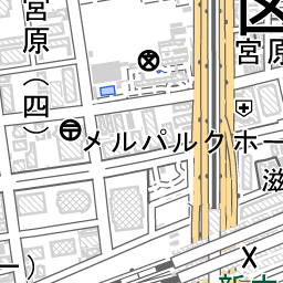 新大阪駅 周辺の地図 地図ナビ