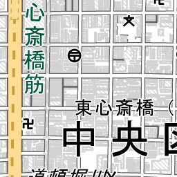 心斎橋駅 周辺の地図 地図ナビ