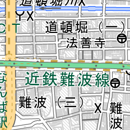 難波 南海 駅 周辺の地図 地図ナビ