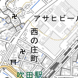 吹田 阪急 駅 周辺の地図 地図ナビ