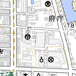 谷町四丁目駅 周辺の地図 地図ナビ