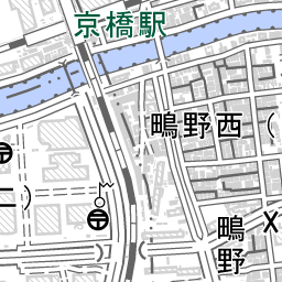 京橋 大阪 駅 周辺の地図 地図ナビ