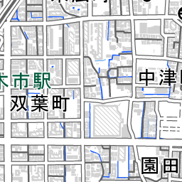 茨木市駅 周辺の地図 地図ナビ