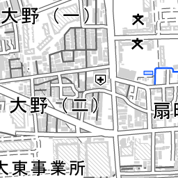 住道駅 周辺の地図 地図ナビ