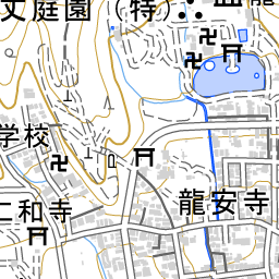 龍安寺駅 周辺の地図 地図ナビ