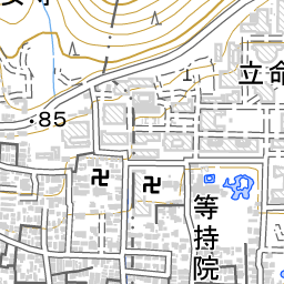 龍安寺駅 周辺の地図 地図ナビ