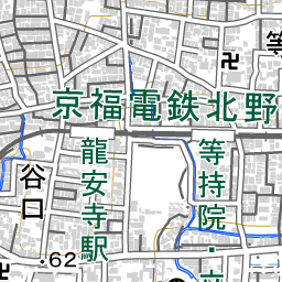 龍安寺駅 周辺の地図 地図ナビ