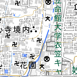 龍安寺駅 周辺の地図 場所 アクセス 地図ナビ