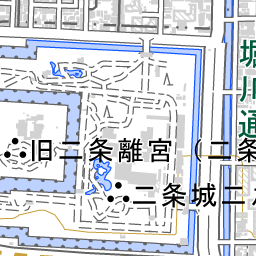 二条城前駅 周辺の地図 地図ナビ