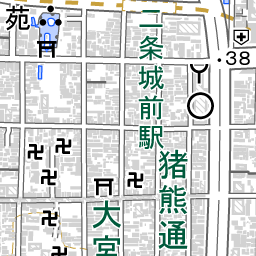 二条城前駅 周辺の地図 地図ナビ