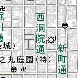 二条城前駅 周辺の地図 場所 アクセス 地図ナビ