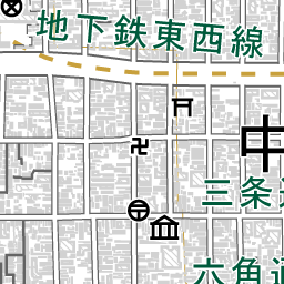 二条城前駅 周辺の地図 場所 アクセス 地図ナビ