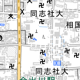 今出川駅 周辺の地図 地図ナビ