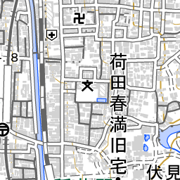 伏見稲荷駅 周辺の地図 地図ナビ