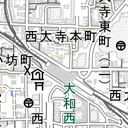 大和西大寺駅 周辺の地図 場所 アクセス 地図ナビ
