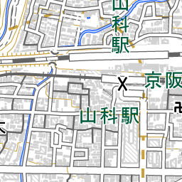 京阪山科駅 周辺の場所 アクセス 地図ナビ