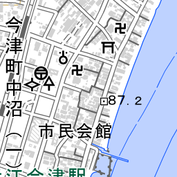 近江今津駅 周辺の地図 地図ナビ