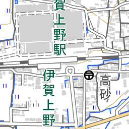 伊賀上野駅 周辺の地図 地図ナビ