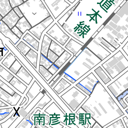 南彦根駅 周辺の地図 地図ナビ