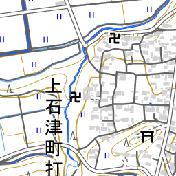 岐阜県大垣市上石津町打上 国勢調査町丁 字等別境界データセット