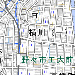 野々市工大前駅 周辺の地図 地図ナビ