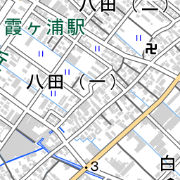 霞ヶ浦駅 周辺の地図 地図ナビ