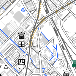 近鉄富田駅 周辺の地図 地図ナビ