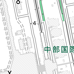 中部国際空港駅 周辺の地図 地図ナビ