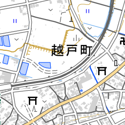 越戸駅 周辺の地図 地図ナビ