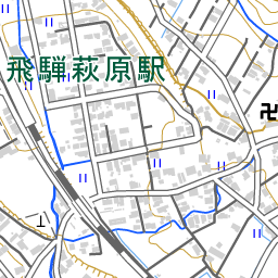 飛騨萩原駅 周辺の地図 地図ナビ