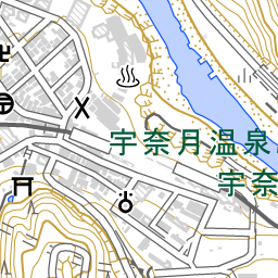 宇奈月温泉駅 周辺の地図 地図ナビ