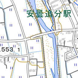 安曇追分駅 周辺の地図 地図ナビ