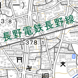 桐原 長野 駅 周辺の地図 地図ナビ