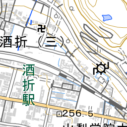 酒折駅 周辺の地図 地図ナビ