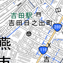 吉田 新潟 駅 周辺の地図 地図ナビ