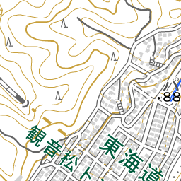 静岡県三島市東大場２丁目 国勢調査町丁 字等別境界データセット